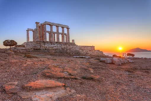 CRUCEROS GRECIA LAVRIO CABO SOUNION TEMPLO GRIEGO TEMPLO POSEIDON